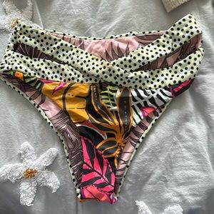 Maaji Reversible High Waisted Bathing Suit Bottoms